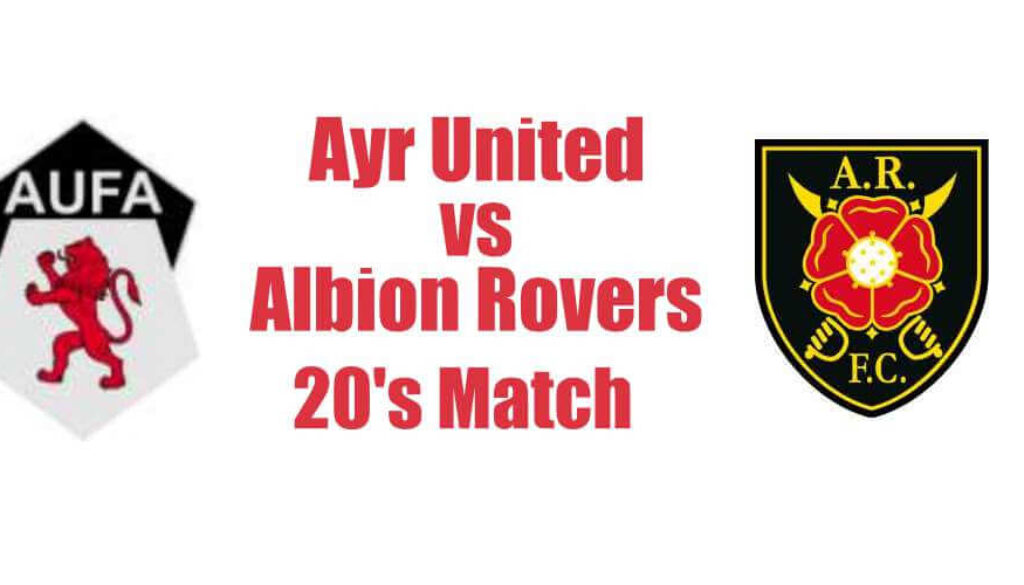 Ayr United 20s vs Albion Rovers