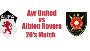 Ayr United 20s vs Albion Rovers