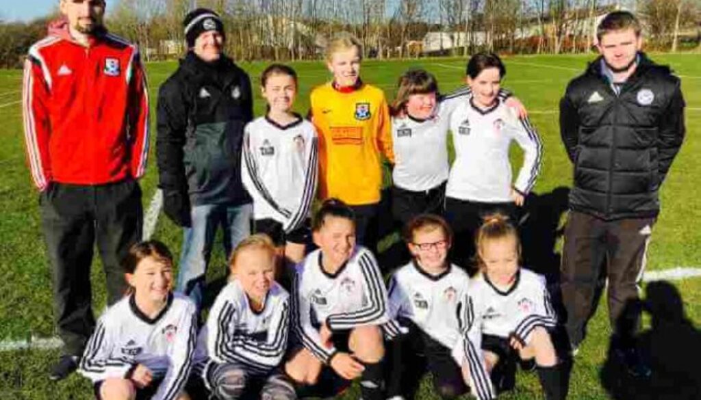 U11's girls vs Kilwinning Feb 2018