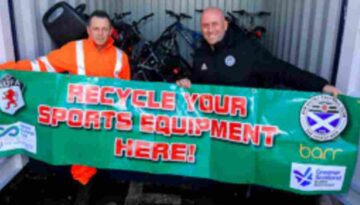 recycle your old sports equipment here