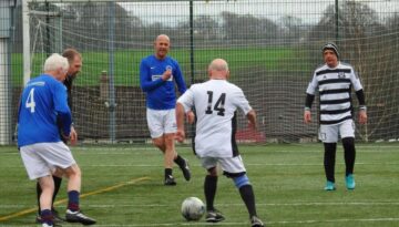 Cumnock vs Ayr Walking Football team
