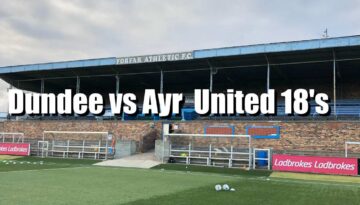 dundee vs ayr 18's at Forfar