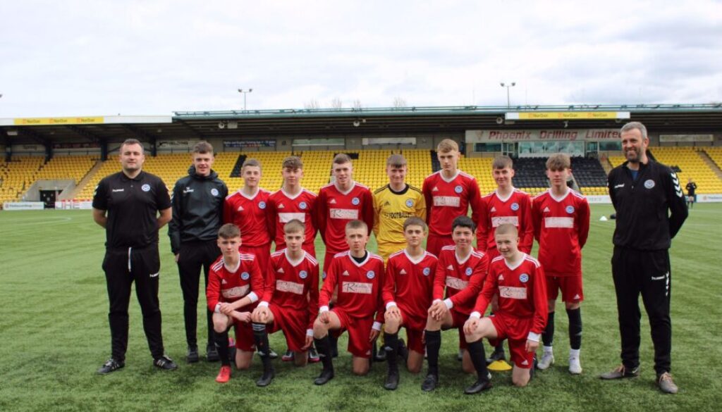Ayr United u16s and Coaches